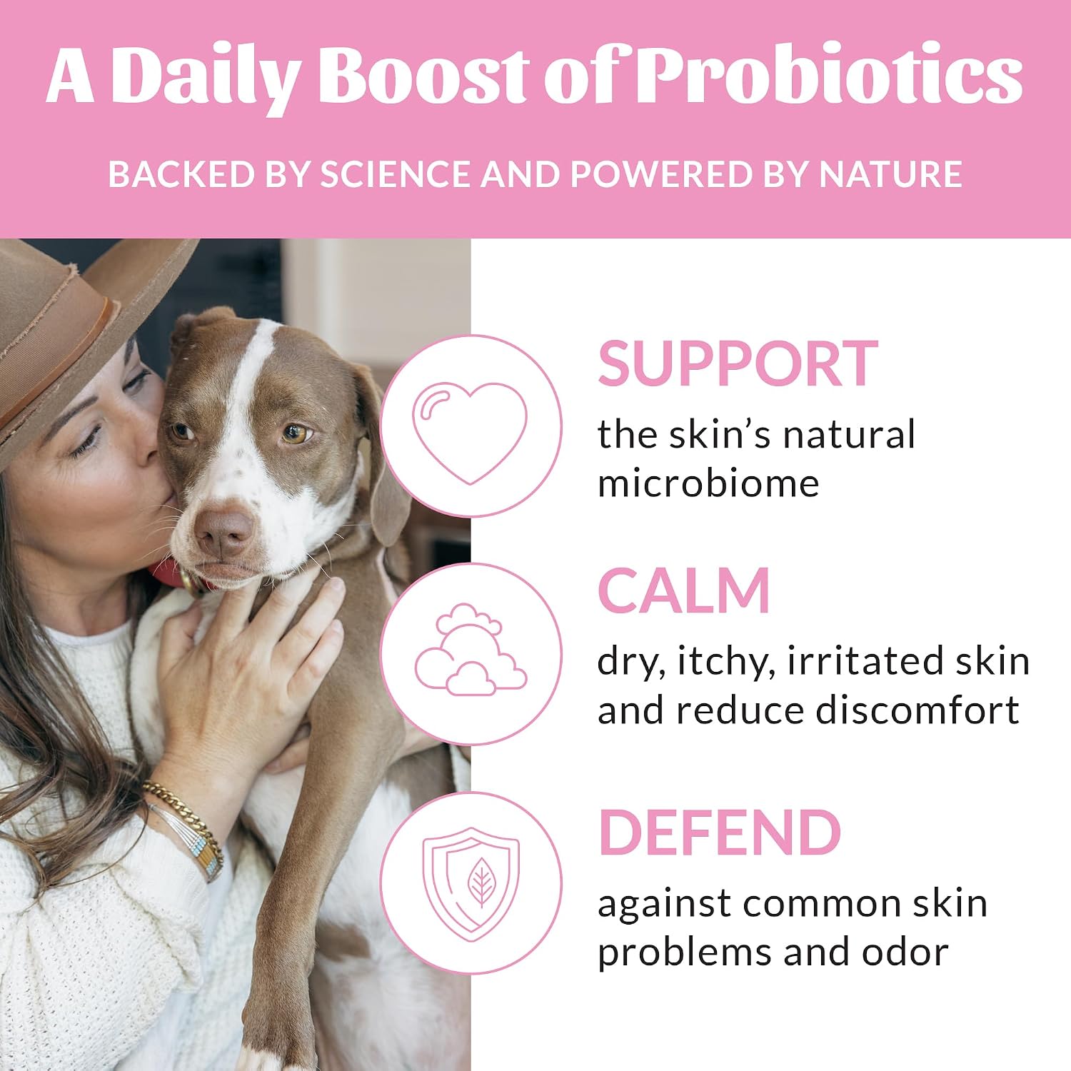 SKOUT'S HONOR Probiotic Puppy Deodorizing Spray - Happy Puppy, 8 oz | Hydrating Daily-Use Formula for Puppies and Dogs, Microbiome-Friendly with Avocado Oil and Omega-3s, 97% Natural