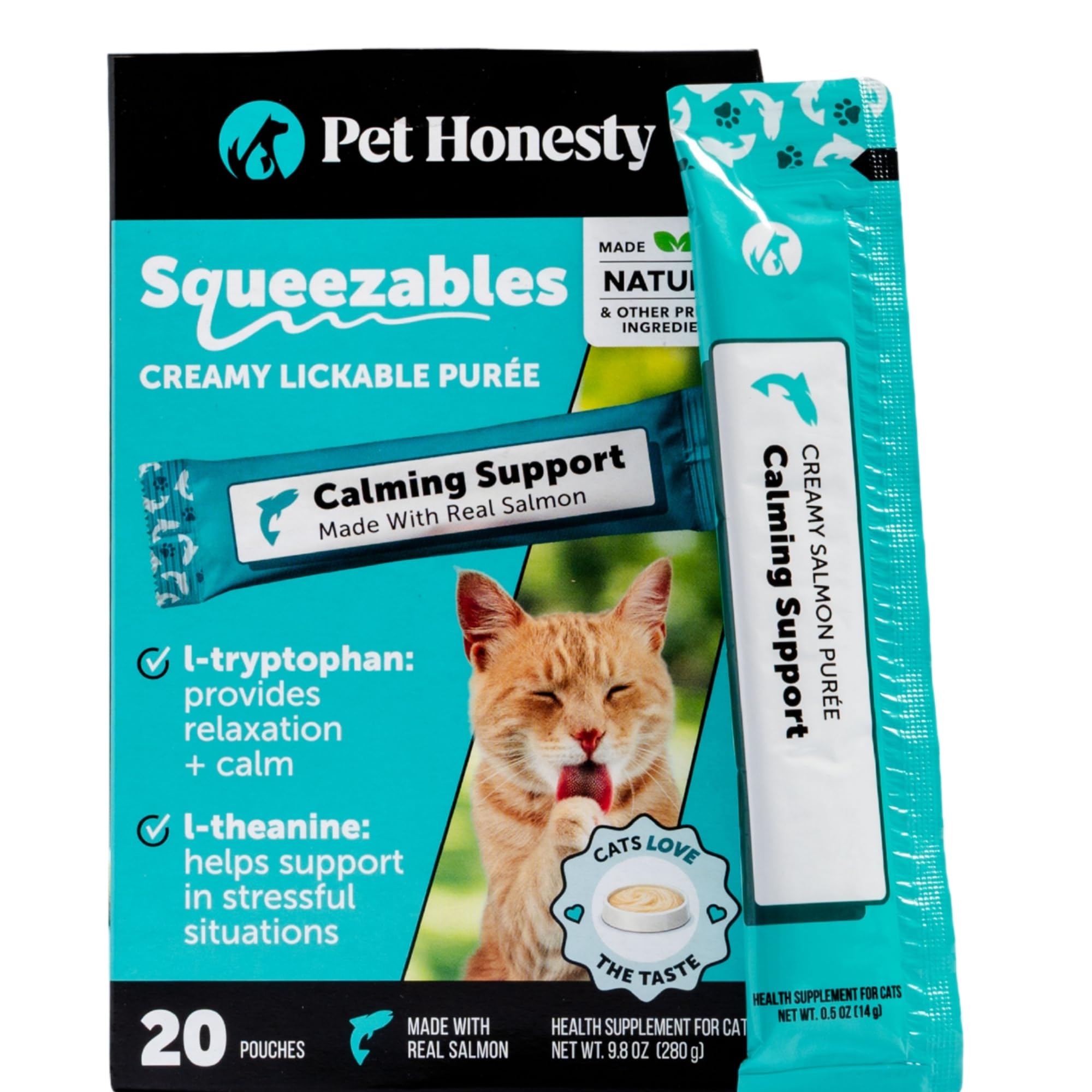 Cat Calming Treats for Anxiety Relief - Dual Texture Crunchy Creamy Calming Chews for Cats - Feline Stress Relief Behavior Support for Travel, Vet Visits, Grooming, Separation Anxiety (30-Day Supply)
