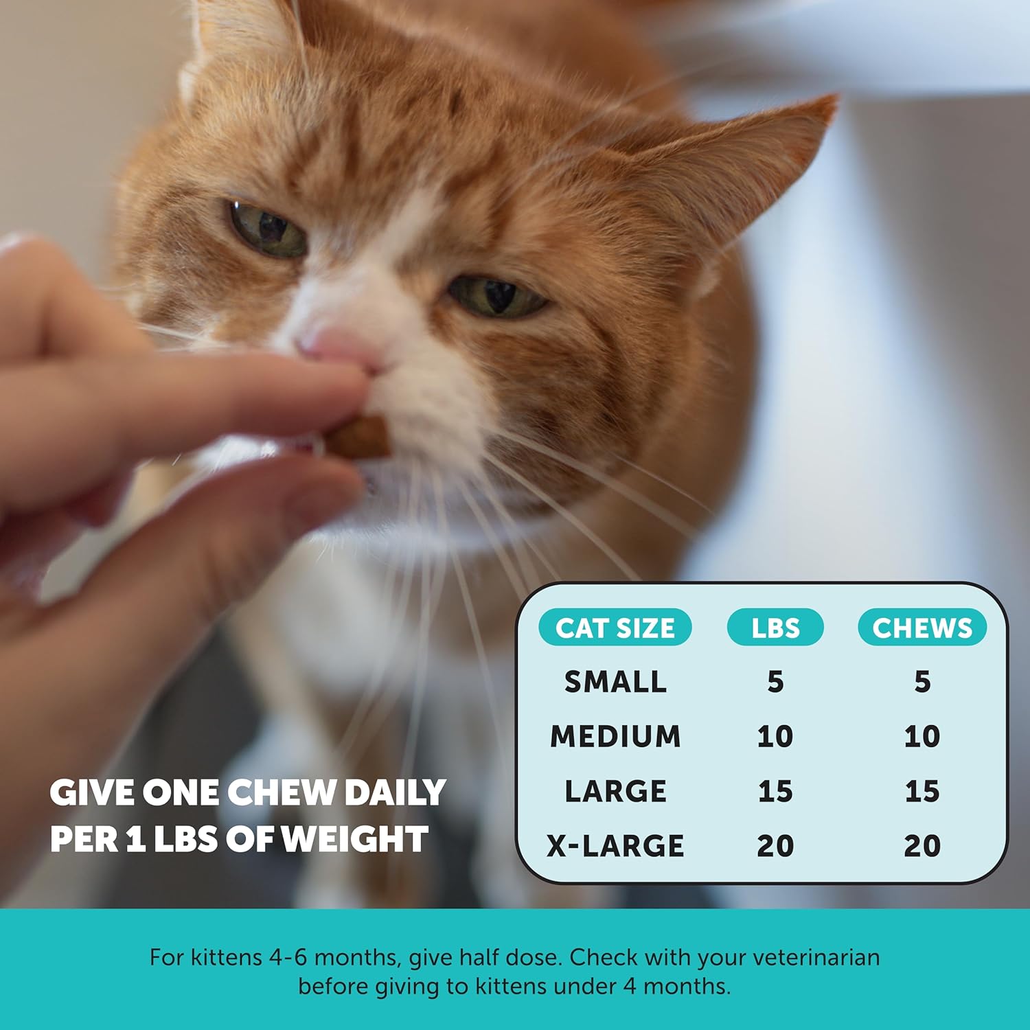 Cat Calming Treats for Anxiety Relief - Dual Texture Crunchy Creamy Calming Chews for Cats - Feline Stress Relief Behavior Support for Travel, Vet Visits, Grooming, Separation Anxiety (30-Day Supply)